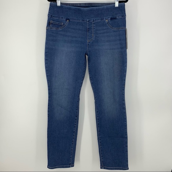 Lee Sculpting Pull-On Mid-Rise Skinny Jeans 12S - Picture 2 of 10